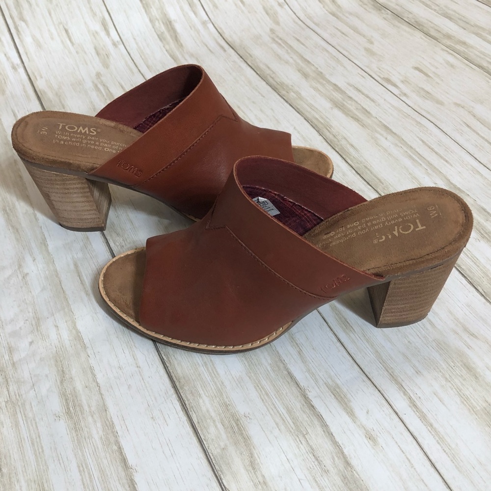 Toms Majorca Open Toe Mule 6M